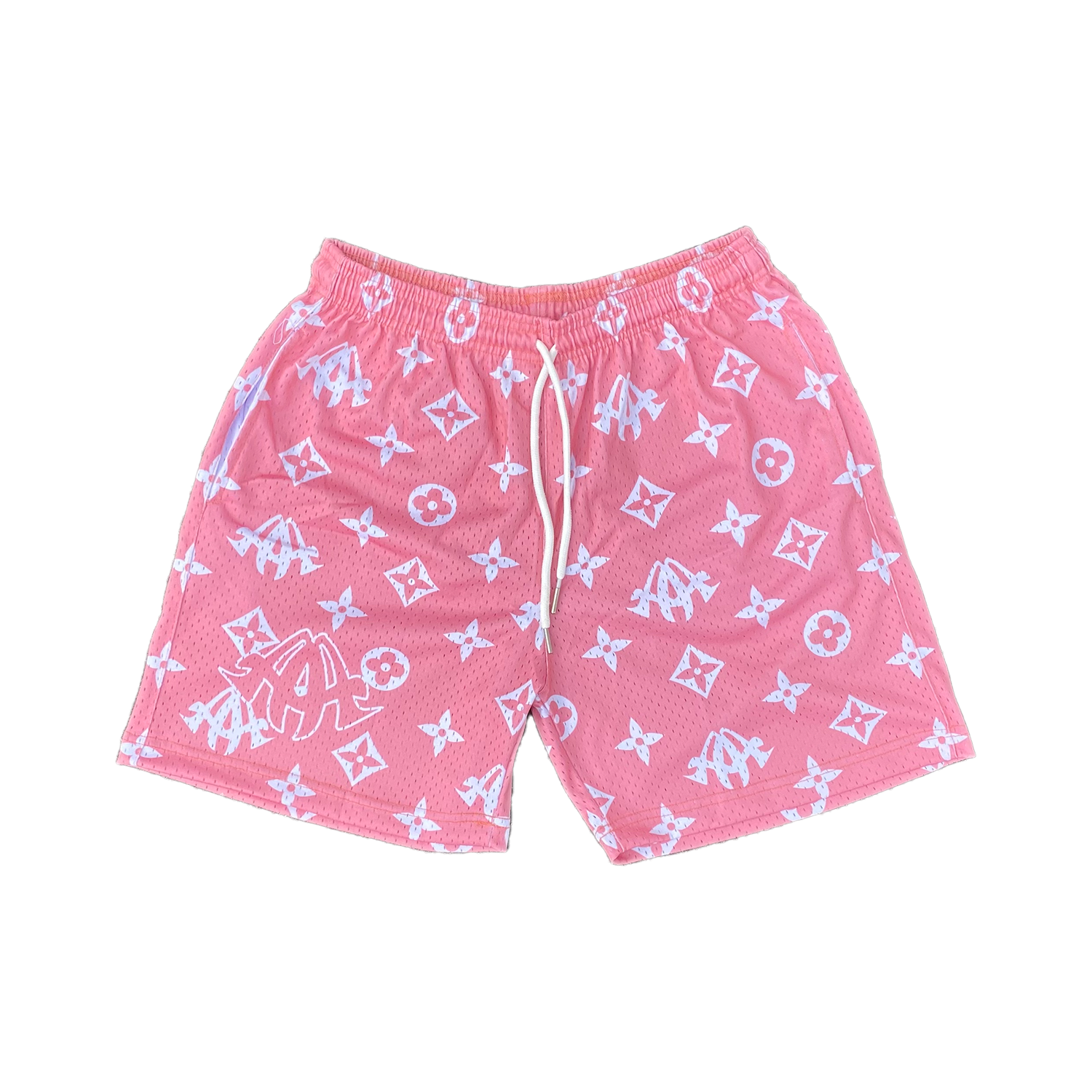 LOUIS VUITTON pink silk 2022 MONOGRAM OMBRE BERMUDA Shorts Pants M